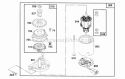 Electric Starter Diagram and Parts List for 126802-0421-01  Briggs and Stratton Engine